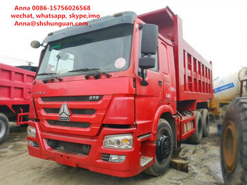 Cina 25 30 40 Ton Bekas Howo Dump Truck Lebih Dari 8L Kapasitas Mesin Diesel pemasok