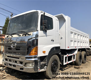 Cina digunakan hino 700 series 25-30ton dump truck 350 hp 16 cbm dump box buatan 2012 pemasok