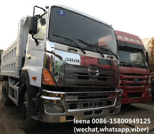 Cina Jepang 6X4 Jenis Truk Dump Bekas Hino 700 Series Tipper Truck Kapasitas 25-30 Ton pemasok
