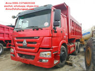 25 30 40 Ton Bekas Howo Dump Truck Lebih Dari 8L Kapasitas Mesin Diesel