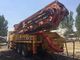 48 Meter Sany Digunakan Truk Pompa Beton 11420 * 2500 * 4000 Mm Tenaga Diesel pemasok