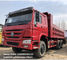 Cina Diesel Howo 375 Truk Dump Bekas 25-30 Ton Kapasitas 16-20 Cbm Dump Box eksportir