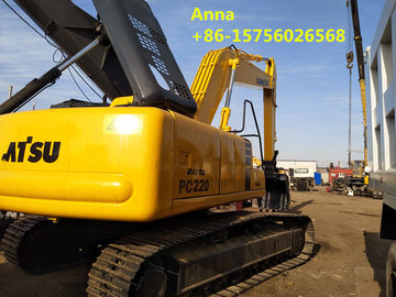 Cina 22 Ton Second Hand Excavator 9750 Mm Max Digging Radius Standar Emisi Euro 3 pabrik
